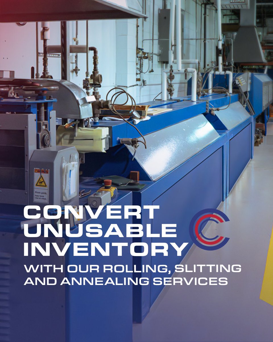 CladMetalSpec's tweet photo. We offer in-house rolling, slitting, and annealing capabilities to assist our customers in converting excess inventory into usable products, thus maximizing profits.

Learn more: https://t.co/qtpdVqeS1F

#CladMetalSpecialties #CladMetals #MetalCladding #CompositeMaterials https://t.co/I7V4c68qIy