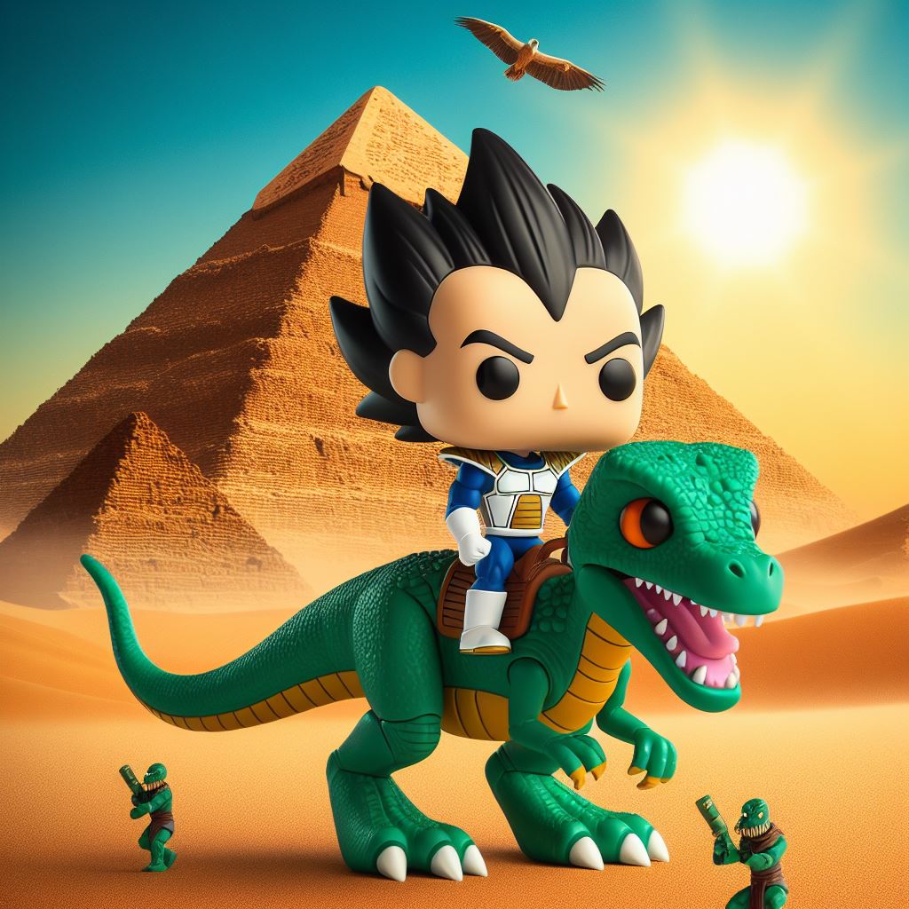This is how the pyramids were built. You're welcome.

#AIイラスト #AIArtwork #aiartcommunity #ai #digitalart #art #artwork #vegeta #goku #DragonBallSuper #DragonBallZ #DragonBall #dinosaurs #pyramids #historical #anime #AnimeArt #animeedit