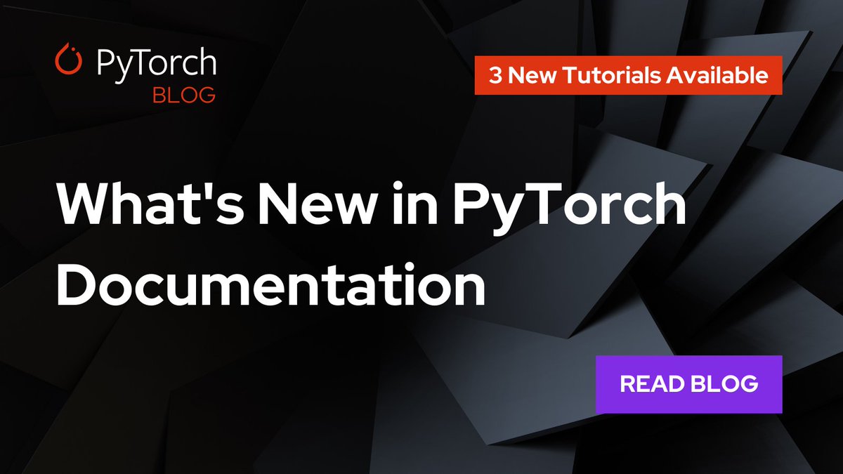 PyTorch tweet media