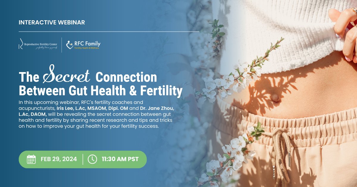 Join fertility expert and acupuncturists Iris Lee and Jane Zhou in a FREE #webinar on the secret connection between gut health and #fertility. 🌱🤰 ⁠
⁠
Don't miss out – register today and start on a journey to holistic well-being. 

🔗attendee.gotowebinar.com/register/13508…

#ttc #guthealth