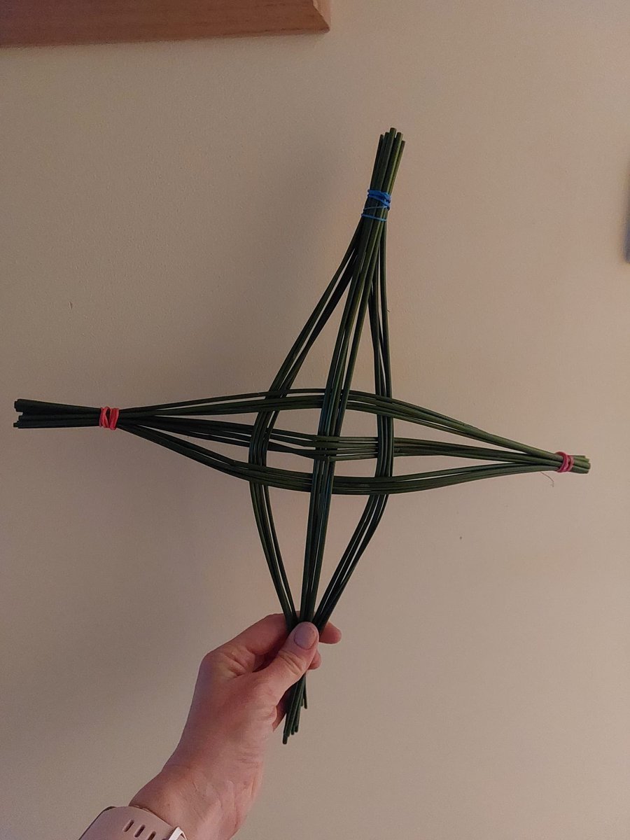KilcoolePS's tweet photo. Kicking off Spring with Rang a 5’s St. Brigid’s cross workshop. Beannachtaí na Féile Bríde #LaFheileBride #StBrigidsDay 🌷 https://t.co/pq4c6068wl