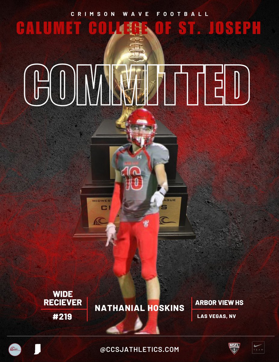 Nathanial Hoskins (@nathanial_16) on Twitter photo I would like to say I will be committing to Calumet College Of ST. Joseph <a href="/CoachZackJ74/">Coach Zack Jennings Sr.βπΊπΈπ</a> <a href="/CoachJayNovak/">Coach Novak</a> I would like to say I will be committing to Calumet College Of ST. Joseph <a href="/CoachZackJ74/">Coach Zack Jennings Sr.βπΊπΈπ</a> <a href="/CoachJayNovak/">Coach Novak</a>