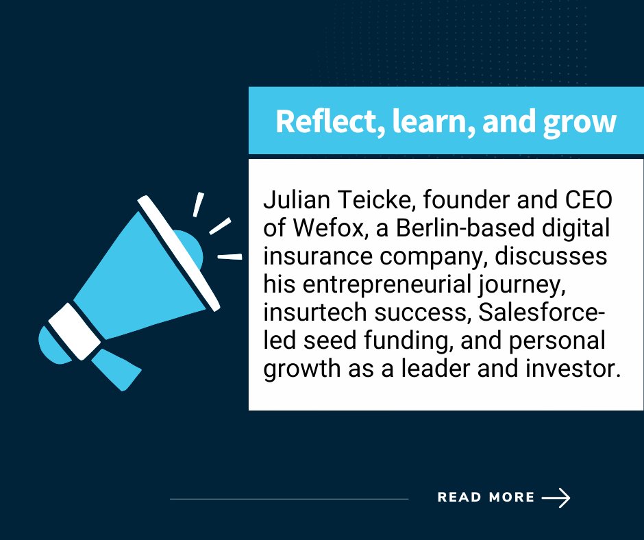💡 Dive into the entrepreneurial journey of Julian Teicke, CEO of Wefox, covering insurtech success and personal growth.
bit.ly/sure-shot-news…