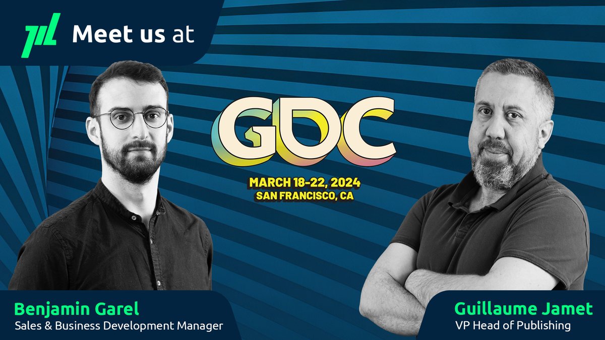 🎶 One More Time, we're gonna... 🎵 Plug In Digital will be attending GDC again this year with @guillaumejamet, VP Publishing & @BenjaminGarel, Head of Sales, in San Francisco all week for business meetings and convivial catch-ups.