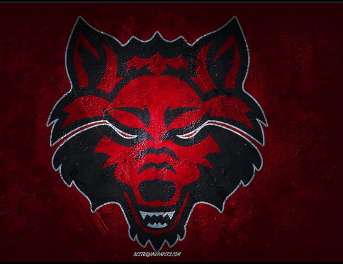 After a great talk with @CoachHeck_ I’m honored to receive another D1 offer from Arkansas State🔴⚪️! Grateful for the opportunity! #WolvesUp @CoachButchJones @coachorrick @bvsw_wolfpack