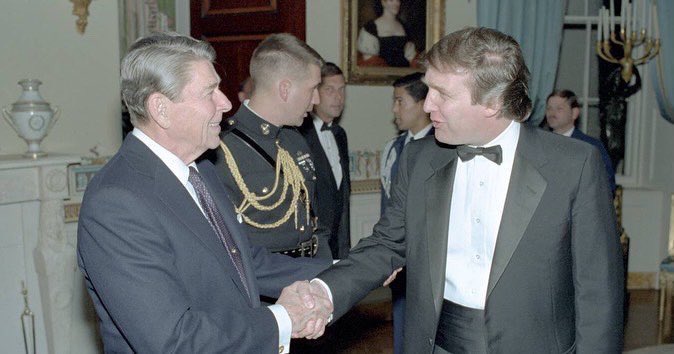 dom_lucre's tweet photo. Everyone knows Donald Trump did more for black people than most.

But did you know Ronald Reagan made Clarence Thomas Chairman of the EEOC?

Or that he signed MLK day into law? 

He also comforted a family that had a KKK cross burned in their yard

Happy Black History Month! https://t.co/EArOiey7p5