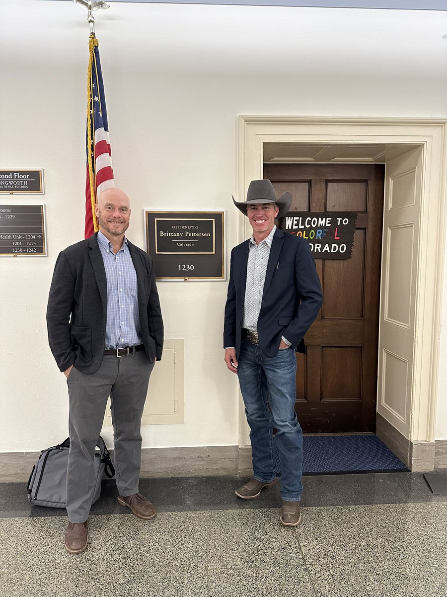 Thank you <a href="/RepPettersen/">U.S. Rep. Brittany Pettersen</a> and your staff for taking the time to meet with Colorado outfitters about some important issues. We appreciate your support for the industry.