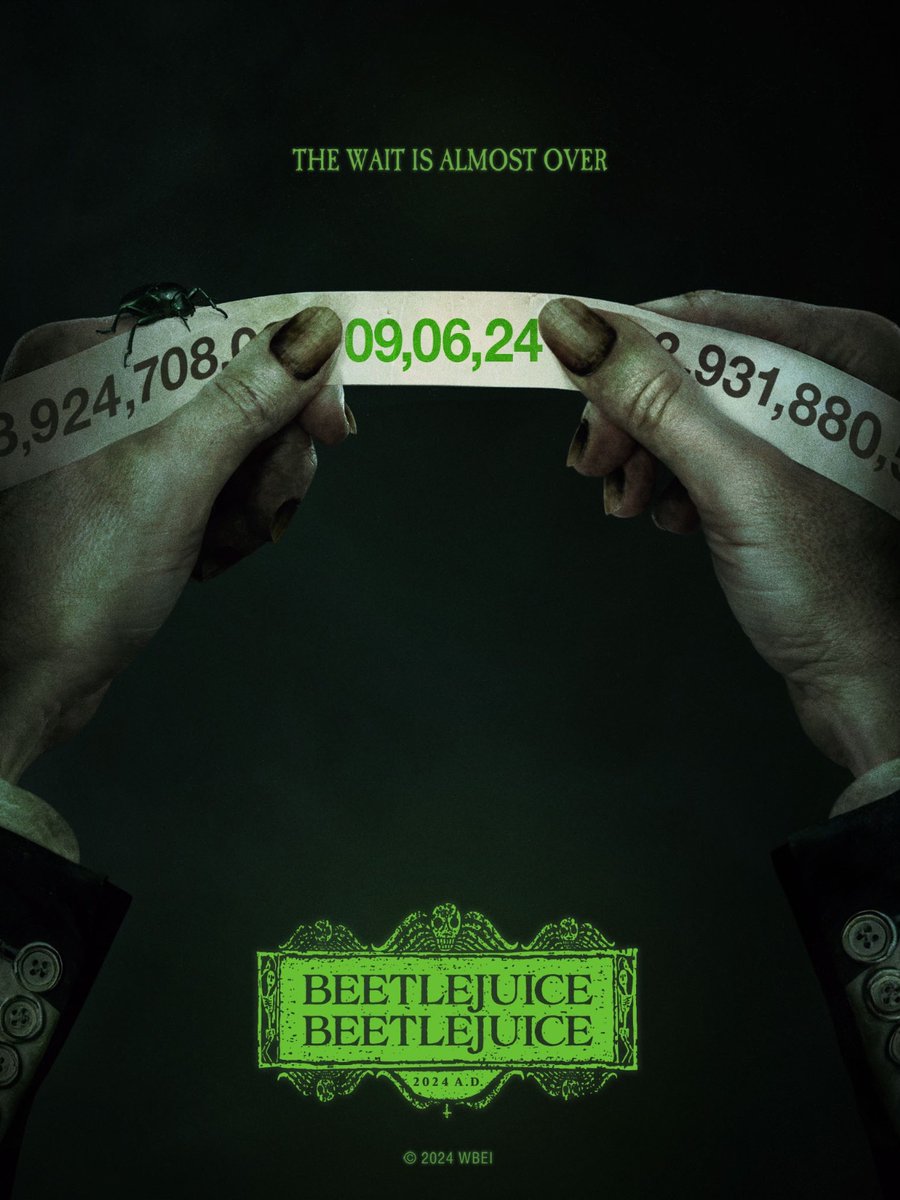 Dare you to say it again. #Beetlejuice #Beetlejuice - Only in theaters September 6.