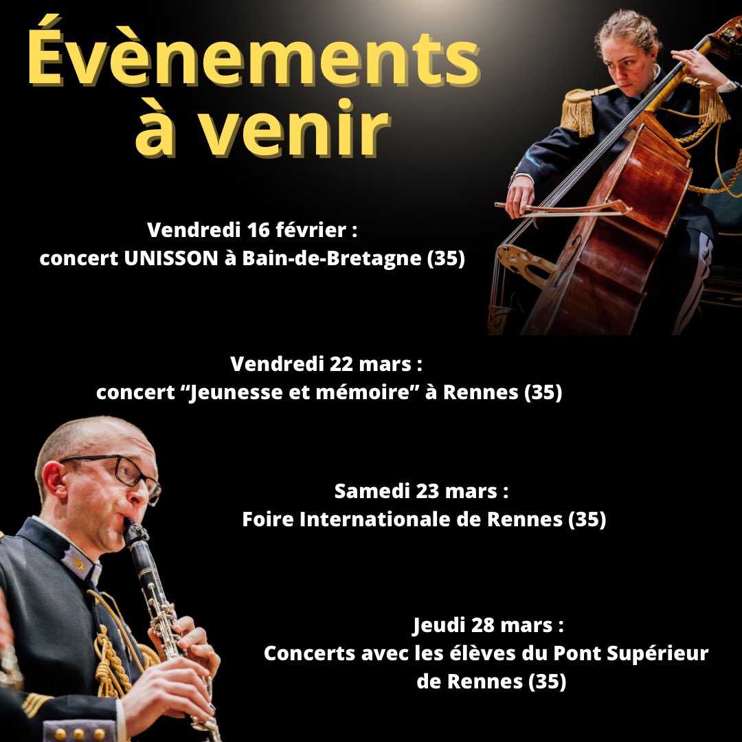 #concert #evenement
Petit point mensuel sur nos prochains événements ! 🎶