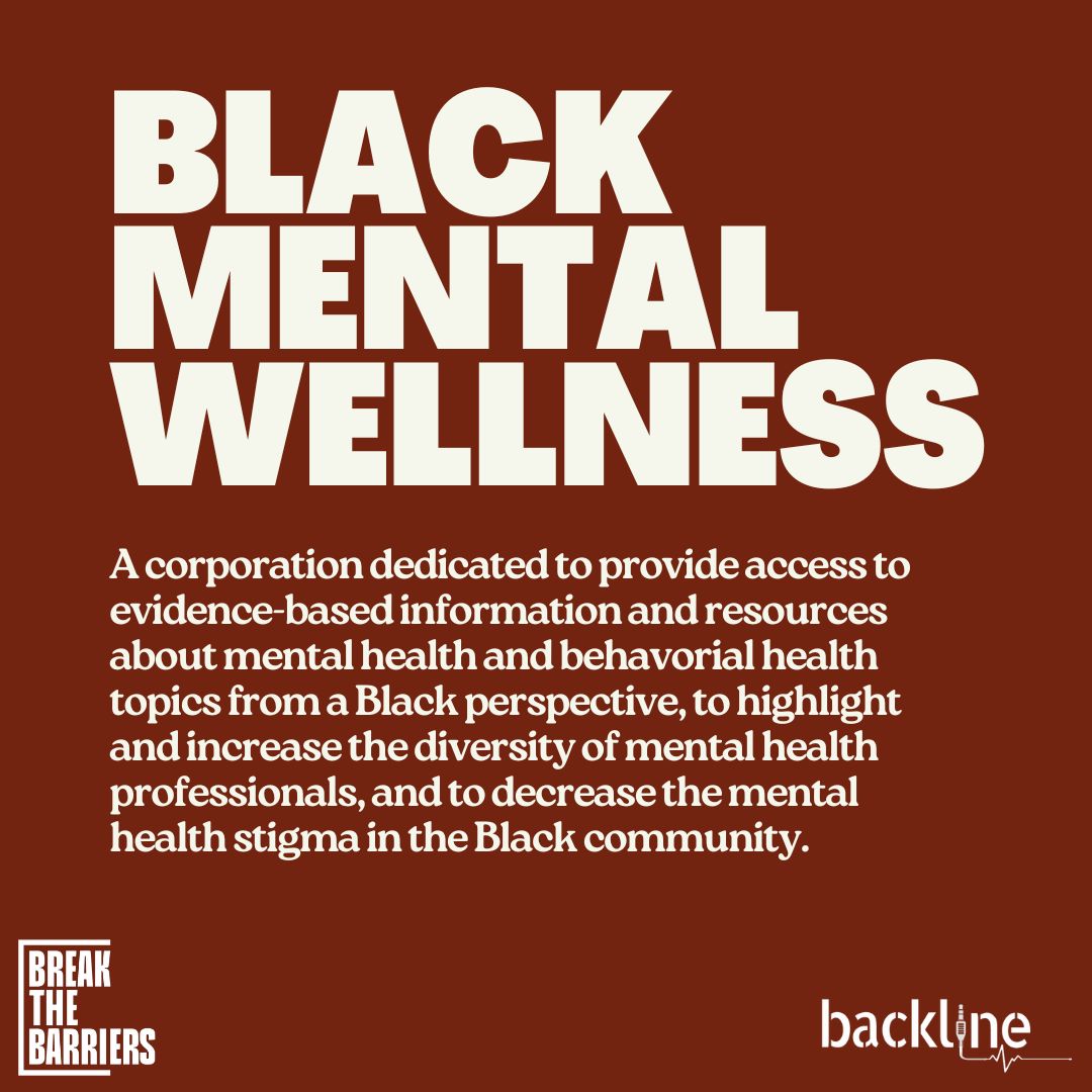 In celebration of #BlackHistoryMonth, we will be highlighting organizations who are doing incredible work in moving the needle on destigmatizing mental health & promoting the wellbeing of Black communities! Thank you @bmhaofficial @_beamorg & Black Mental Wellness!