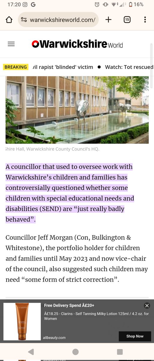 @Warwickshire_CC so you think our most vulnerable children just need 'some form of strict correction' and that will irradicate their SEND 🤦🏼‍♀️
#educateyourselves #ehcpfight #brokensystem #sendreform #righttoeducation