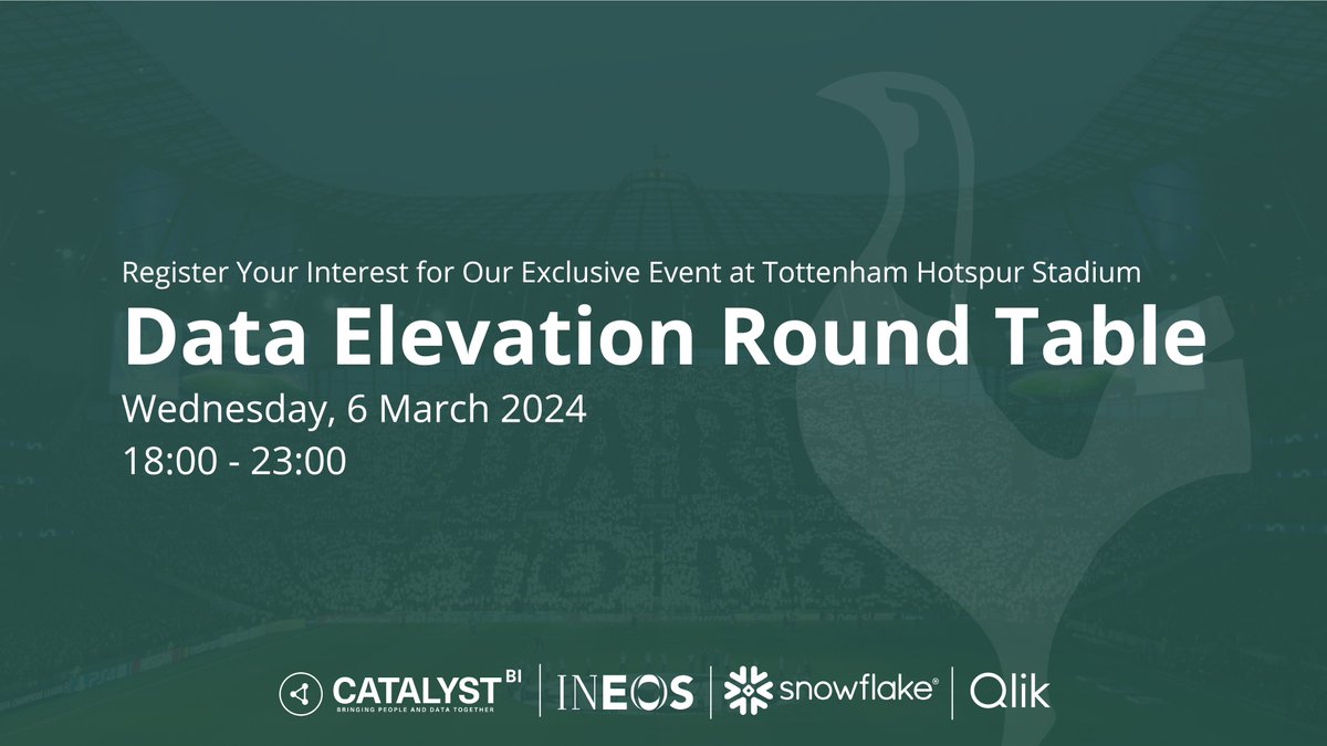 Join Catalyst, Sailash Patel - Head of Data and Analytics at Ineos Automotive and fellow C-Level peers from the Manufacturing Industry for an exclusive roundtable event. 

Register your interest here: hubs.la/Q02jwxbx0

#event #data #roundtable