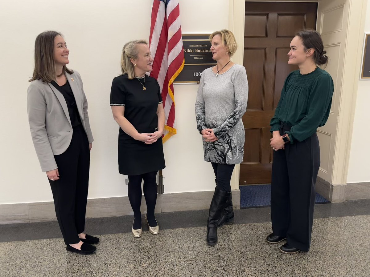 Thank you <a href="/RepNikkiB/">Rep. Nikki Budzinski</a> for making time to meet with us about outdoor recreation.