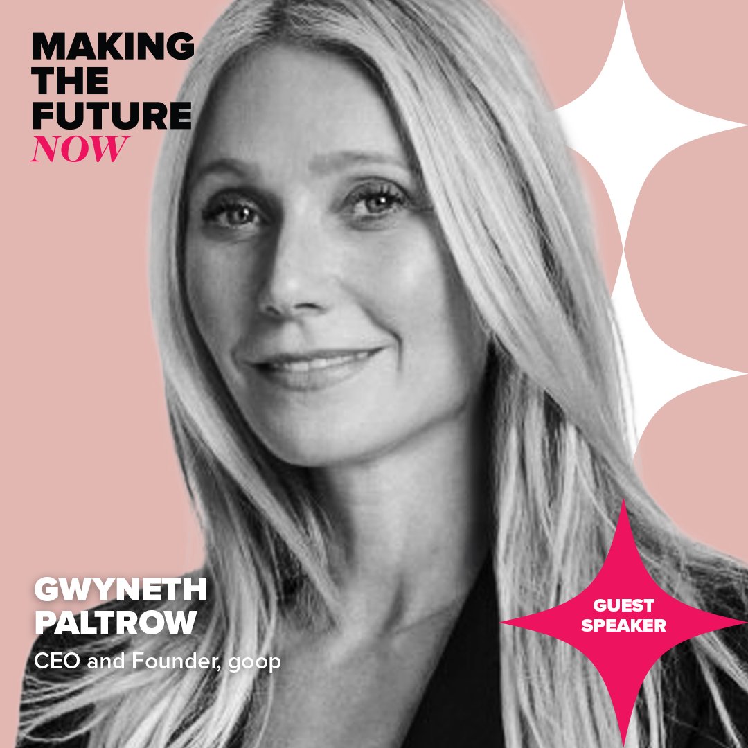 MAKERSwomen's tweet photo. Academy Award-winning actress @GwynethPaltrow  will grace the MAKERS stage at the 2024 #MAKERSConference! ✨

Get ready to be inspired and empowered and join us in #MakingTheFutureNow in Los Angeles, CA, from February 27-29. 

Visit https://t.co/CV8LVXtS82 to register now! https://t.co/CoHXaeOlp1