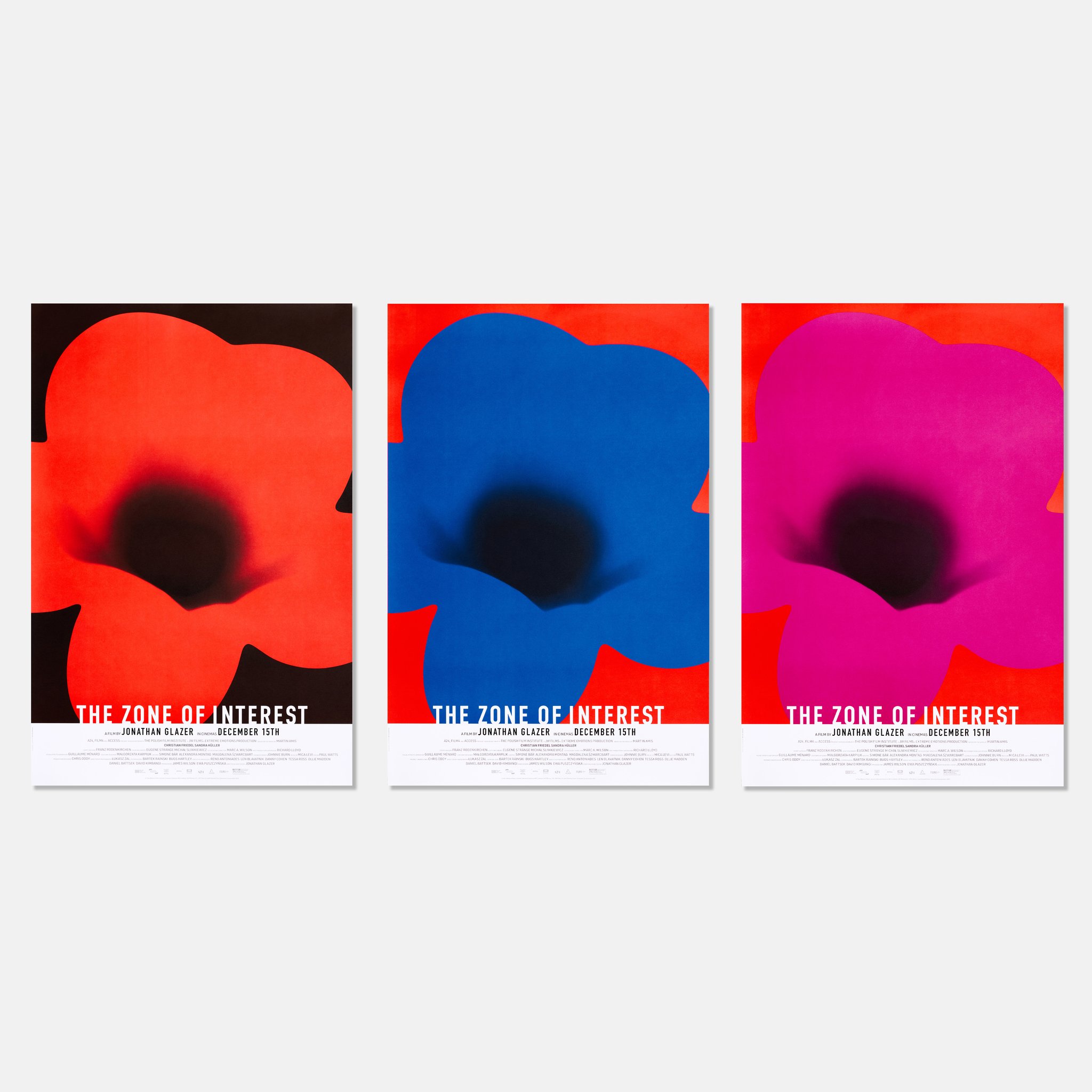 Creatieve posters van The Zone of Interest