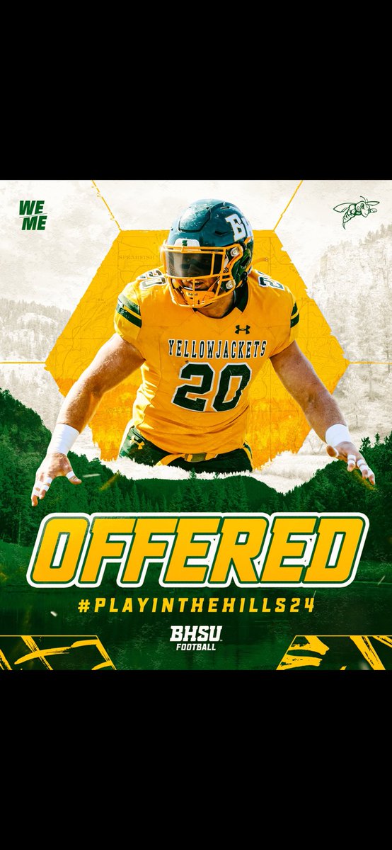 CarnellFerguson's tweet photo. I am extremely blessed and honored to have received an offer from @BlackHillsState 
Thank you for believing in me🫶🏽 https://t.co/1iRxmOXhf9