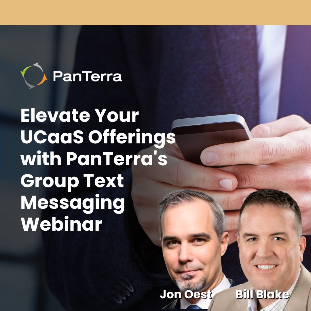 panterranetwork's tweet photo. Curious about boosting engagement?
Discover the power of our all-new Group Text Messaging feature at the PanTerra webinar on February 8th at 2 PM ET!
Register now at https://t.co/lu4re6wRxN
#Webinar #GroupSMS #UCaaS https://t.co/wBZ93KzxQt