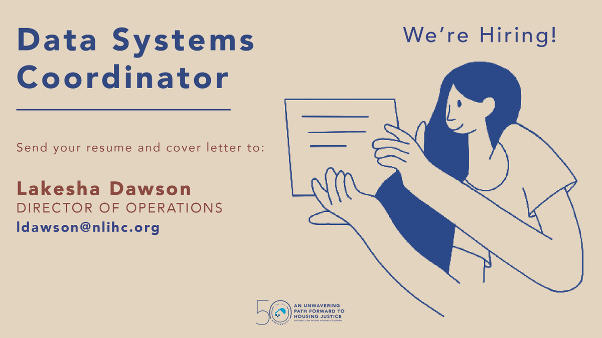 NLIHC's tweet photo. Are you a Salesforce pro with a heart for social justice? NLIHC is hiring a Data Systems Coordinator to manage Salesforce CRM, streamline workflows, and lead special projects. Join us in Washington, DC, and make an impact! Apply now! https://t.co/QCcYL3dhlH https://t.co/nsHVdCahDF