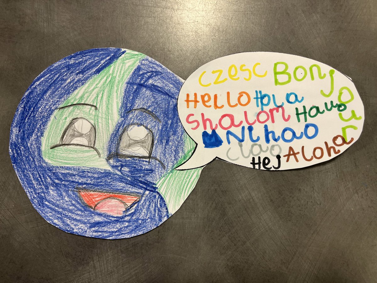 sja_languages's tweet photo. P2 have been celebrating Language Week Scotland by learning how to say hello in different languages around the world @st_johnsacademy #ScotlandLovesLanguages https://t.co/tqqhDGOLtM