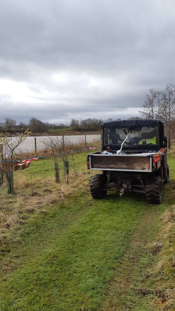 The Thursday volunteers were busy dealing with some of the damage done by the recent floods. Repairing damage, filling holes and fencing off dangerous areas of washout in Pennycroft.
