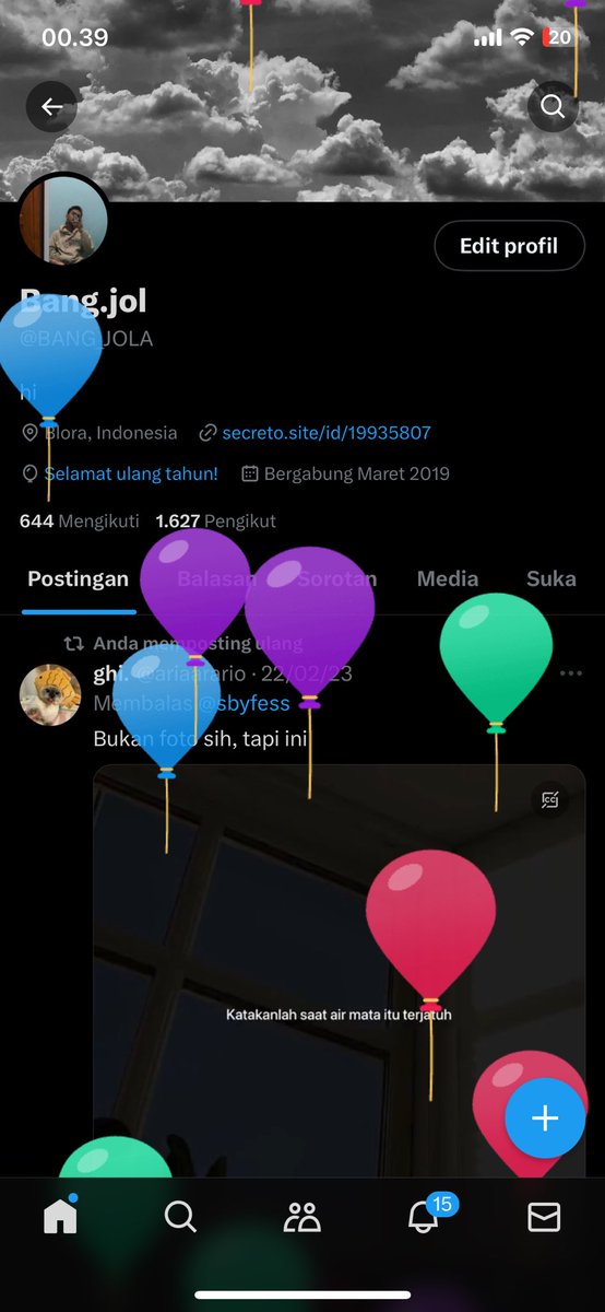 HAPPY BIRTHDAY TO ME