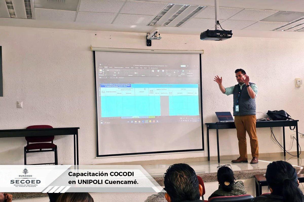 SECOTED's tweet photo. Como parte de las acciones del #AñodelaPrevención en el Gobierno de @EVillegasV, la SECOED está activa en los municipios,  en la UNIPOLI de Cuencamé se realizó la capacitación para COCODI 🧵(1-2) https://t.co/XrFA2SfZcq