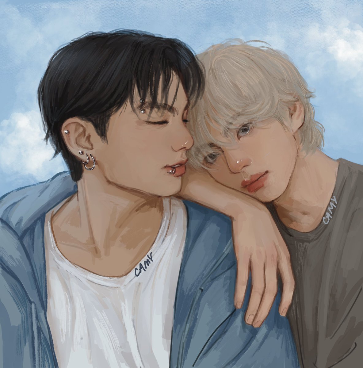 「vkook comm  」|camy 🌙のイラスト