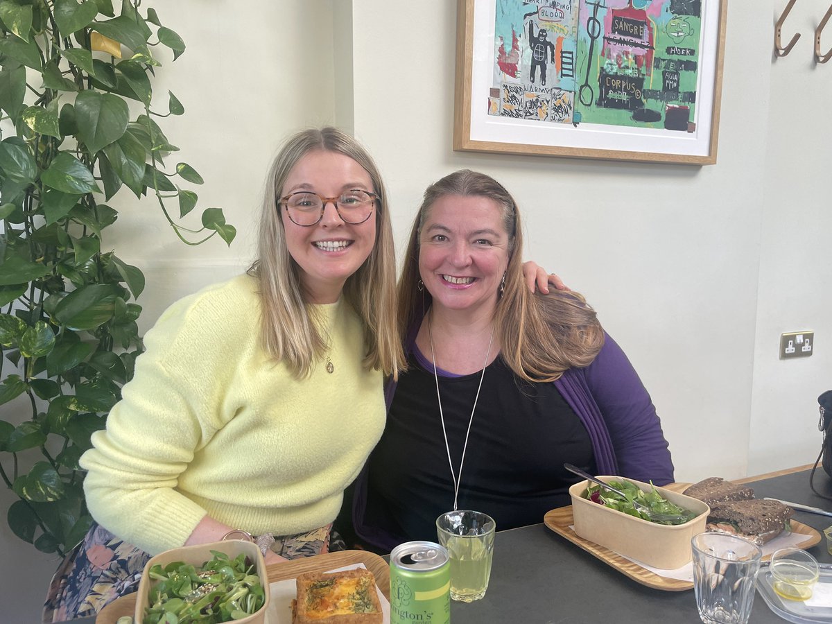 Maddy &amp; Lisa had a lovely lunch today celebrating some exciting news! 

We can’t wait to tell you more very soon 😍 🎉 #leamington #loveleamington #theatrenews