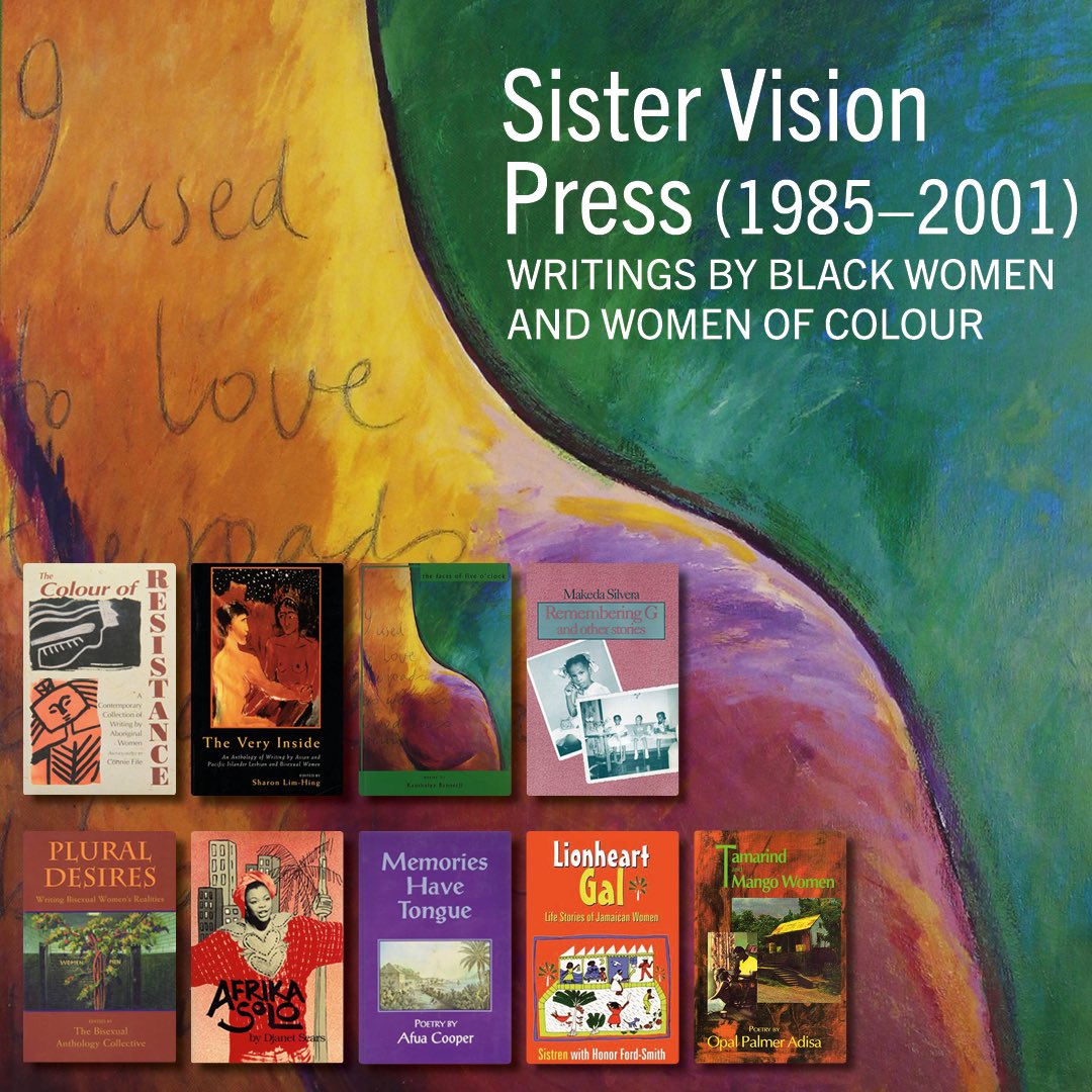 To kick off Black History Month, we’d like to introduce you to our February Book Display, showcasing the works of Sister Vision Press. (1/5)