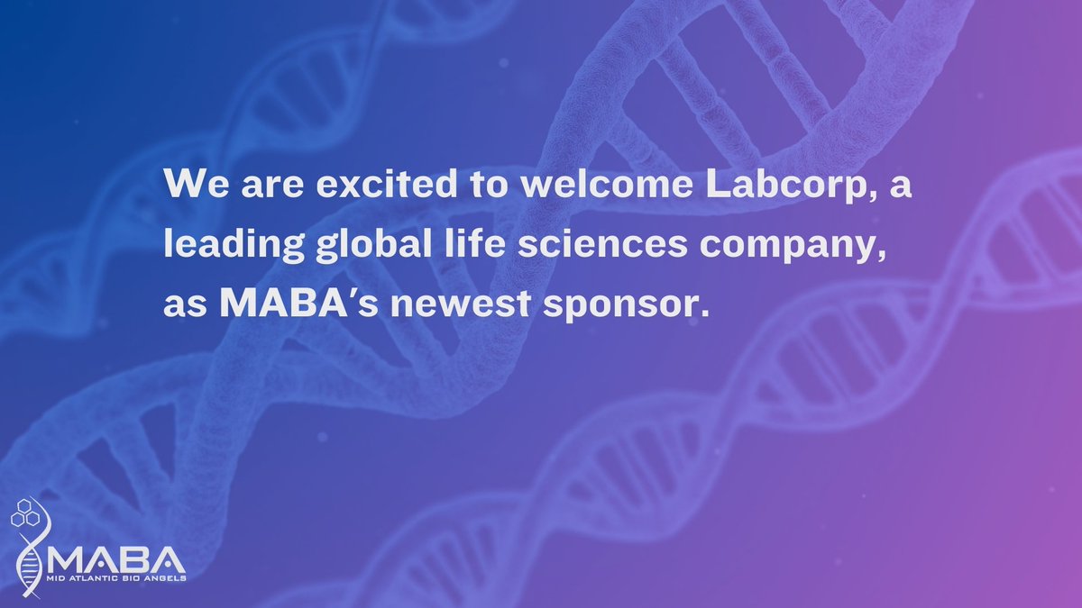 BioAngelsGroup's tweet image. We are excited to welcome @Labcorp , a leading global life science company, as MABA’s newest sponsor.

#angelinvesting #lifescience #MABA