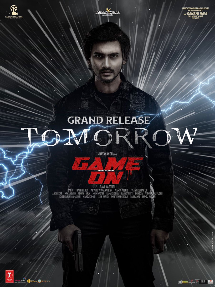 TBO_Updates's tweet photo. #GameOnMovie ๐ฌ
Book Your Tickets Now for the Mind-bending Action Thriller โค๏ธโ๐ฅ
๐๏ธ https://t.co/xVZaYqwkdf
#GAMEON RELEASING TOMORROW In Theaters Near You ๐ฅ
#GameOnFromFEB2nd https://t.co/qY2W2l6nyX