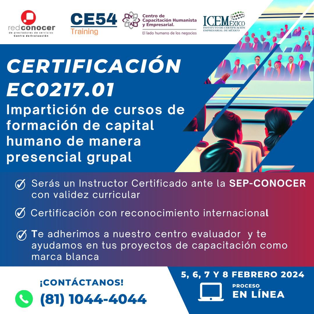 soydanyguzman's tweet photo. Certifícate como Instructor ante la SEP-Conocer https://t.co/XHhT8Bi6uE