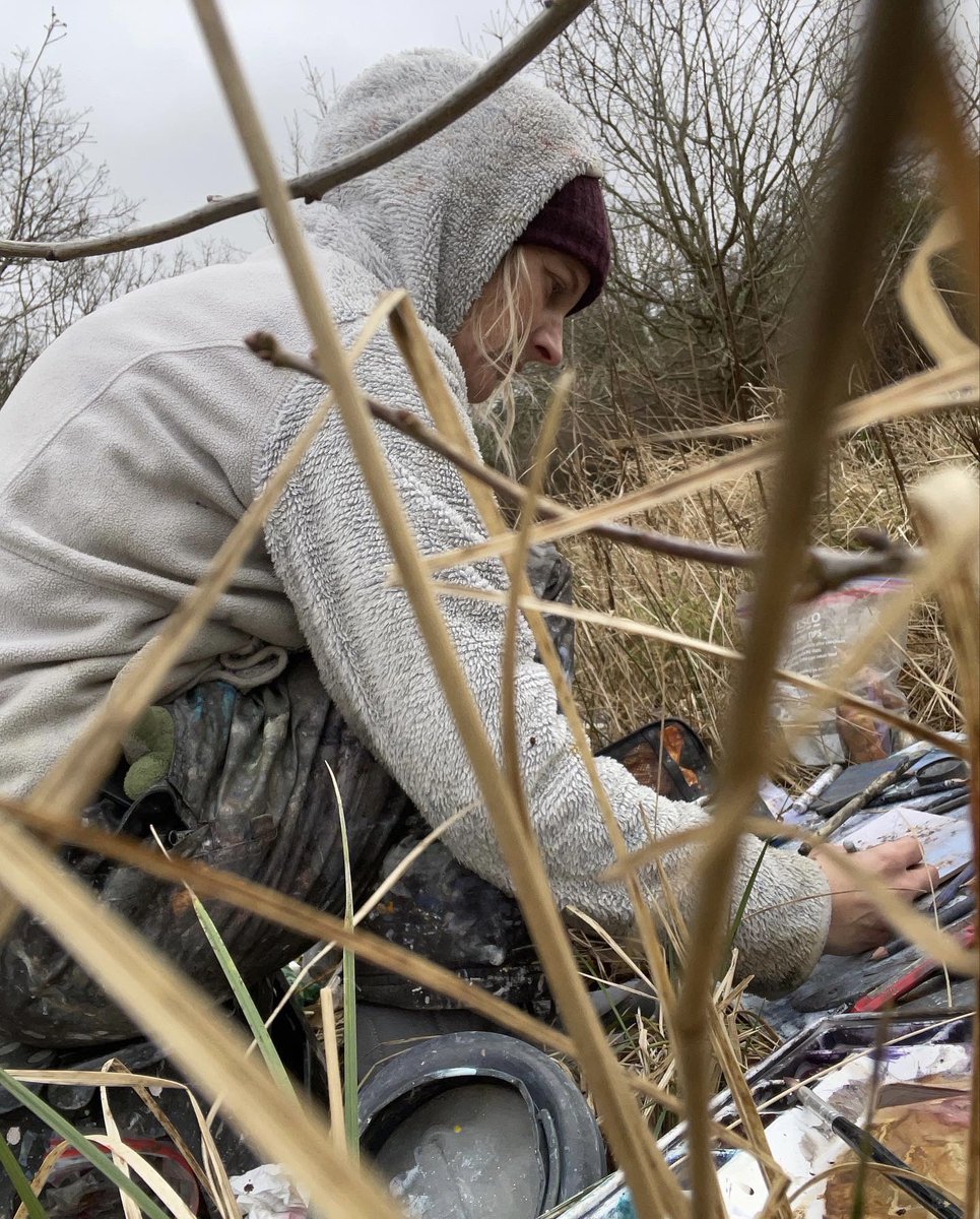 PascaleRentsch's tweet image. 1st February.

#panting #enpleinair #winter