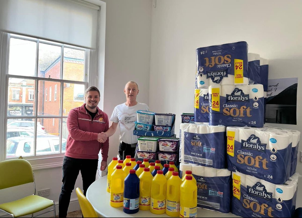 GloucesterCM (@gloucestercm) on Twitter photo Thank you so much to Luke and Tasha from <a href="/thehygienebank/">thehygienebank</a> - Gloucester.
They joined us for the Big City Sleepout last October and raised £1600
Today Luke dropped off the first delivery with £400 worth of cleaning products and essentials for our Retreat Day Centre and in Renew Thank you so much to Luke and Tasha from <a href="/thehygienebank/">thehygienebank</a> - Gloucester.
They joined us for the Big City Sleepout last October and raised £1600
Today Luke dropped off the first delivery with £400 worth of cleaning products and essentials for our Retreat Day Centre and in Renew