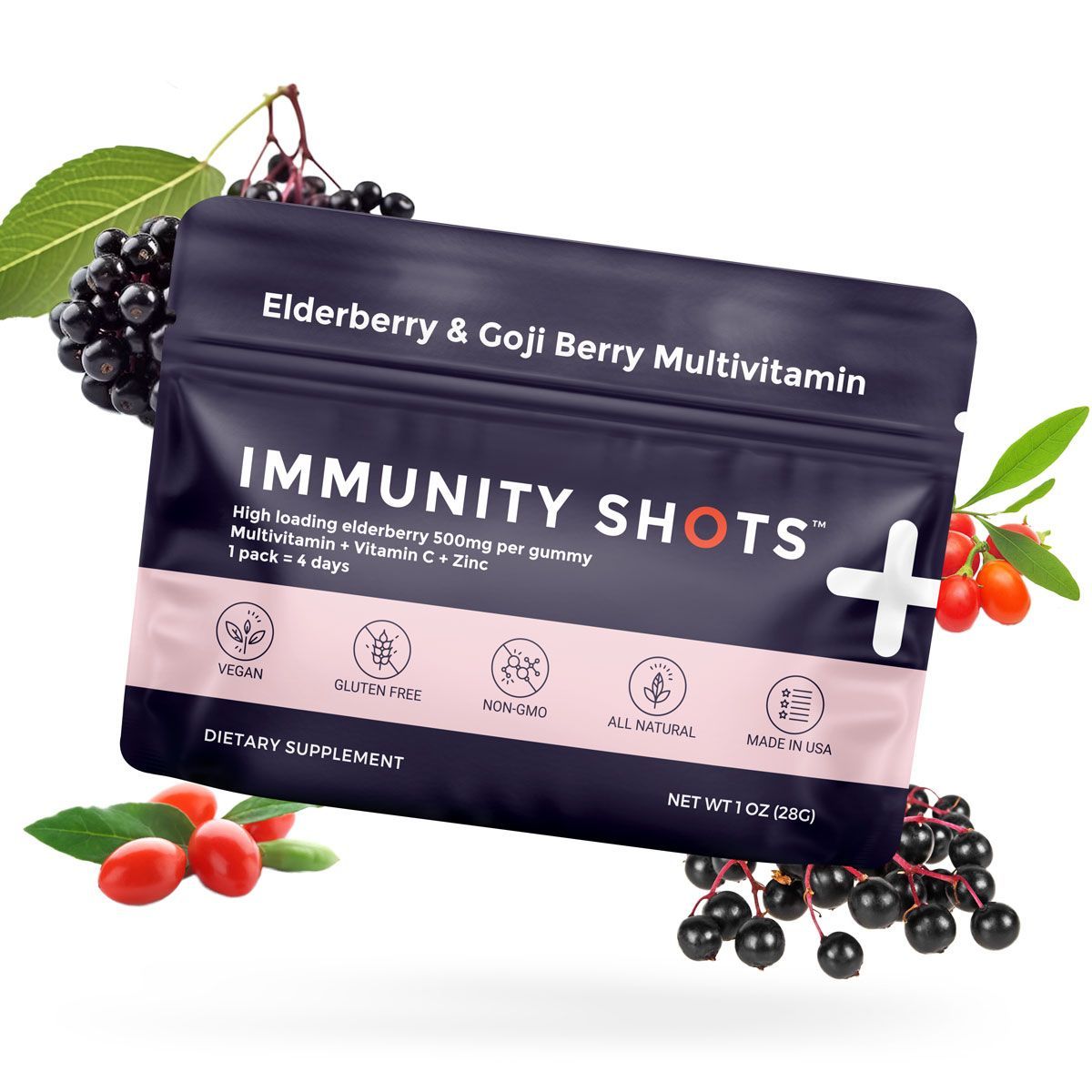 🌟 Elevate Your Immunity with Super Berry Immunity Shots! 🌈 Packed with 5x the Elderberry extract, antioxidants, and immune-boosting vitamins. 💪 Activate your defense, reduce flu symptoms, and enjoy a delicious, plant-based shield! 🌱 #immuneBoost #elderberry #SuperBerryPower