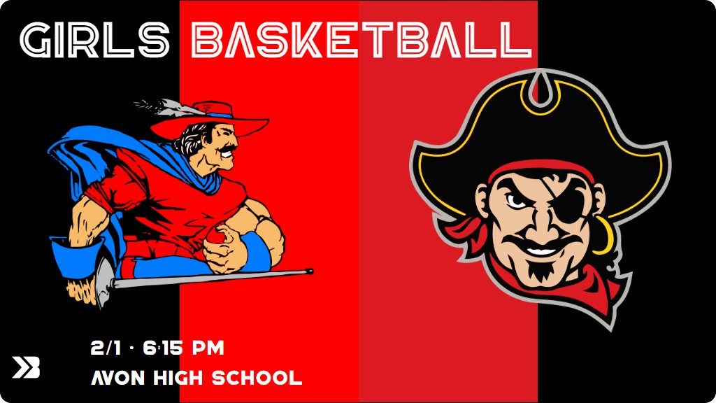 Girls Basketball (Varsity) Game Day! - Check out the event preview for the The Bon Homme Cavaliers vs the Avon Lady Pirates. It starts at 6:15 PM and is at Avon Main Gymnasium. gobound.com/sd/sdhsaa/girl…