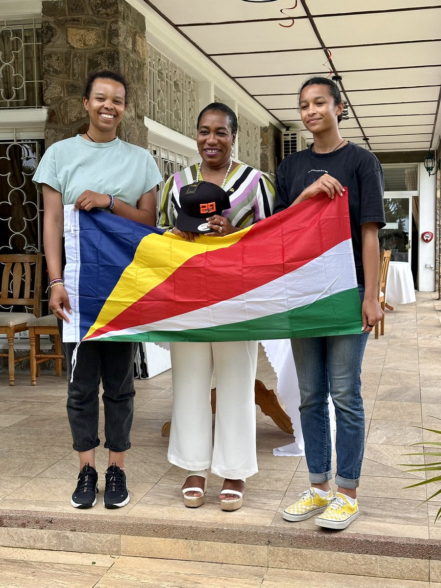 It was an honor to meet the Minister of Youth, Sports and Family, Marie-Celine Zialor