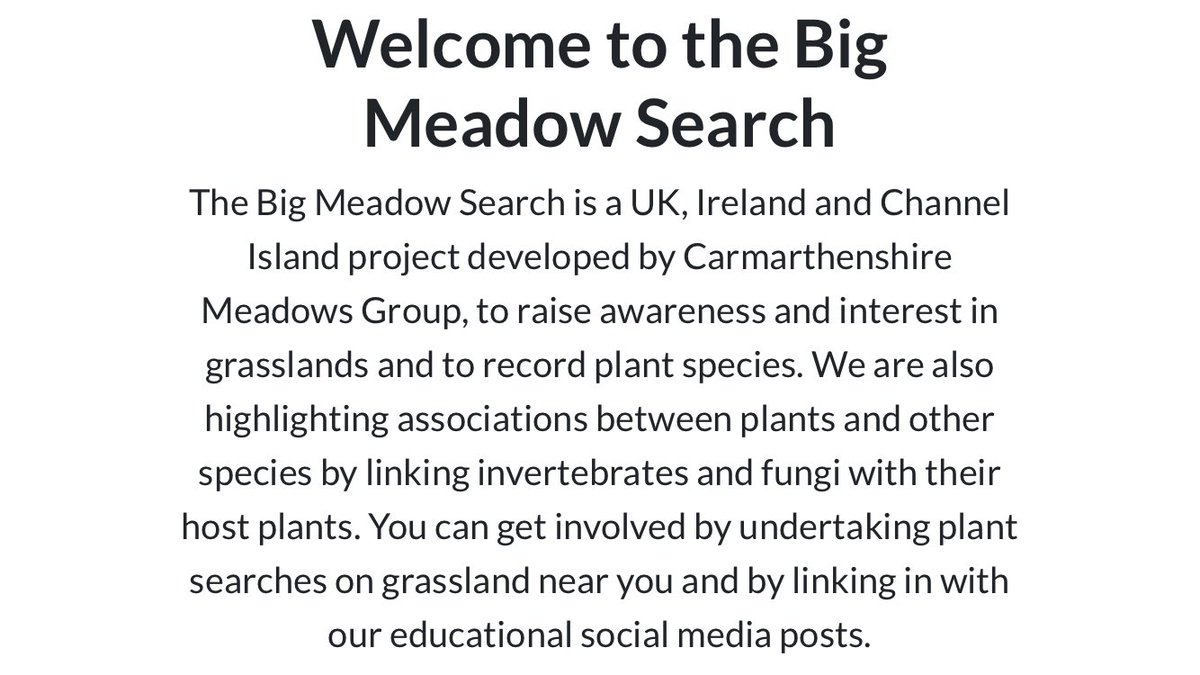 Followers of Botanical University Challenge <a href="/BUCBotany/">Botanical University Challenge</a> might be interested in our project to raise awareness and interest in plants and their associations with invertebrates and fungi. Come and join us, all welcome bigmeadowsearch.co.uk/about-bms-and-…