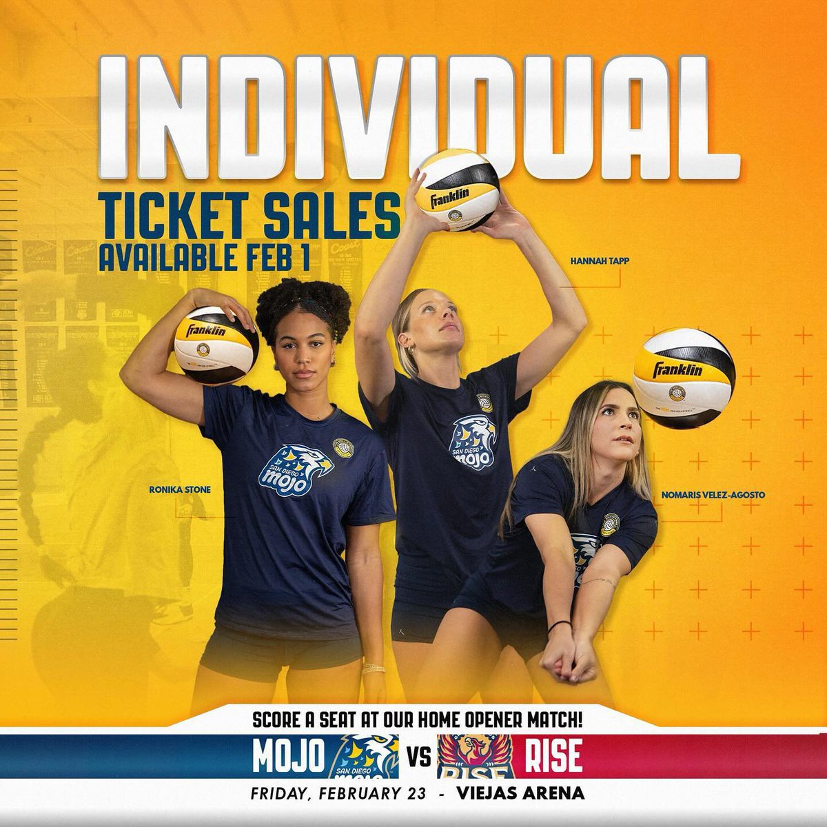 sandiegomojo's tweet image. Individual Tickets are now LIVE on our website 😍

Click Here to purchase: provolleyball.com/ticket-options…

See you at the Home Opener👀👀

#HomeOpener | #Feb23