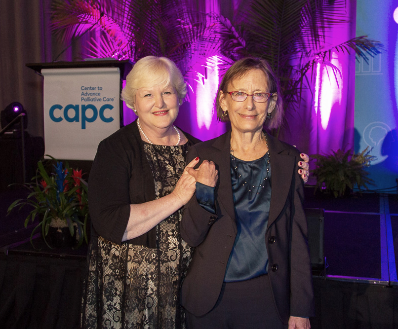 #ThrowbackThursday to when @NotesOnNursing and @DianeEMeier announced the @johnahartford Tipping Point Challenge front-runners at the CAPC National Seminar in 2019. Stay tuned for the announcement of this year’s winners next week! #CAPC25
