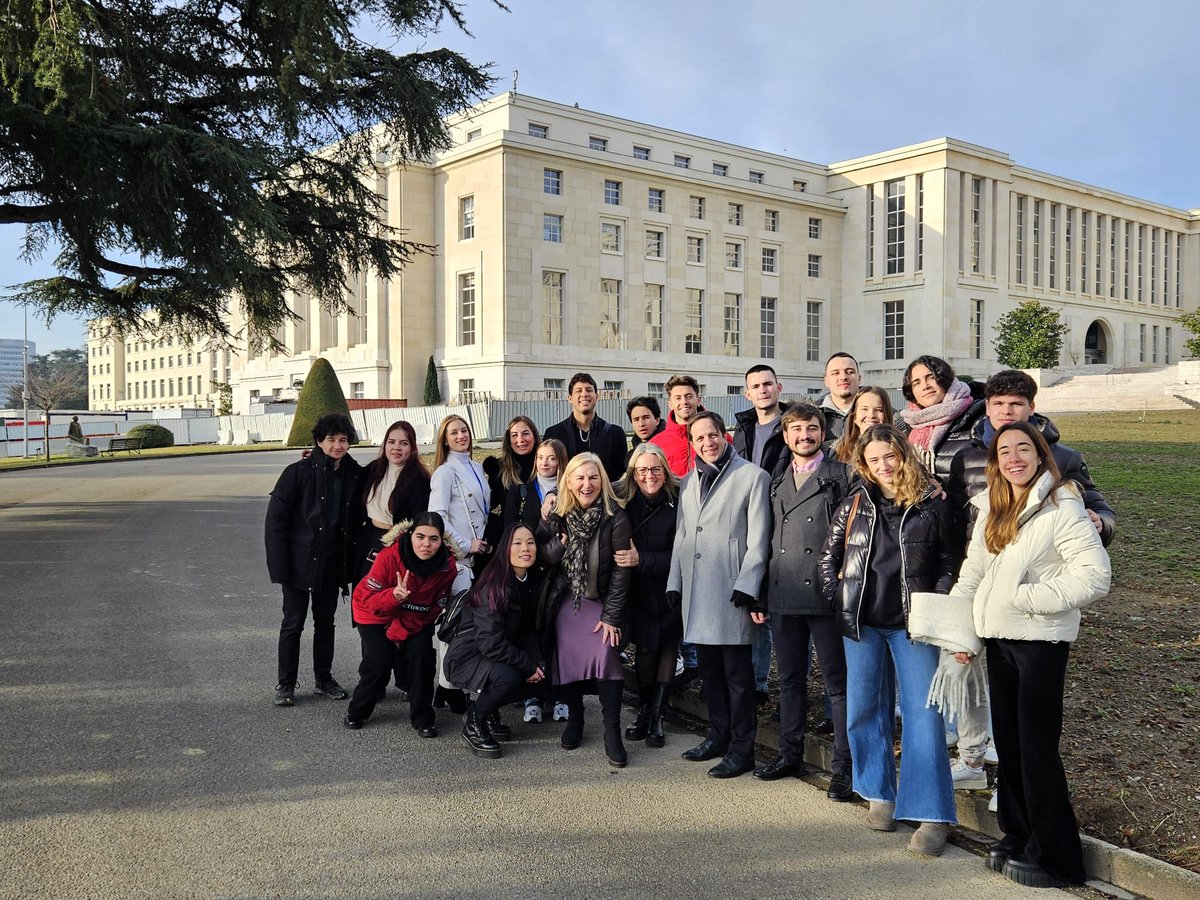 We ended our 8th edition of the #HR &amp; #peace training at <a href="/UNGeneva/">United Nations Geneva</a>, organized in cooperation with the Abat Oliba University CEU, Spain. Students received lectures on human rights, antisemitism, muslim culture, trade, development, Costa Rica, the Red Cross, the environment and <a href="/UN/">United Nations</a>