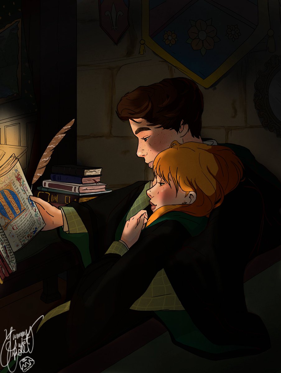 yummysweetroll's tweet photo. Late-night studies in the Restricted Section.

#HogwartsLegacyMC #hogwartslegacy #SebastianSallow https://t.co/ChNg0Te7uF
