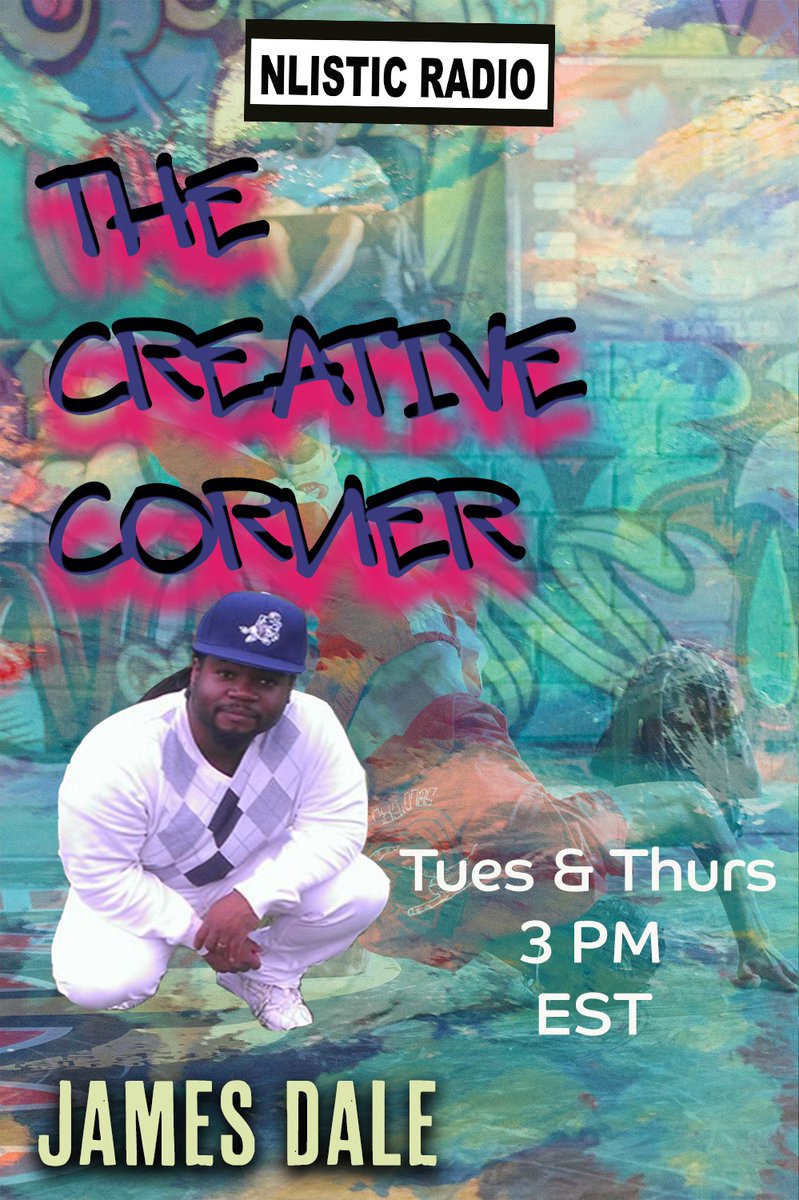 Nlisticmedia's tweet photo. Check out The Creative Corner hosted by James Dale Tuesday and Thursday at 3pm EST
https://t.co/hsKCuZal4E
#NLISTICRADIO #TheCreativeCorner #artistinterview #internetradio #internetradioshow #radio #art #artistinterviews #radio #justanotherhopefullfoolinlove https://t.co/sva92SFdGo