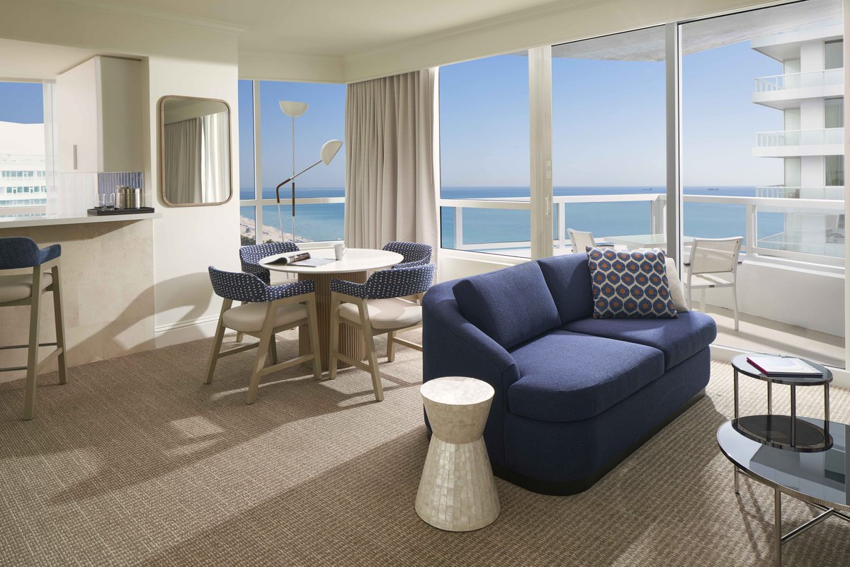 Welcome to your own oceanside sanctuary in Trésor Tower. Elevate your stay with luxury that transcends expectations. Book your suite with the link in below. #OnlyAtFontainebleau bit.ly/2YpDZ08