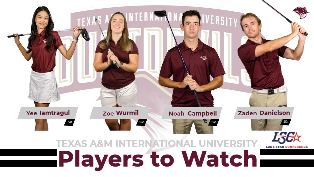 TAMIUAthletics's tweet photo. ⛳️LSC names 4 TAMIU golfers in Players to Watch List⛳️
🖥️: https://t.co/hUuPzQLIsH
#dustem🤘 https://t.co/1KD2eeT2kz