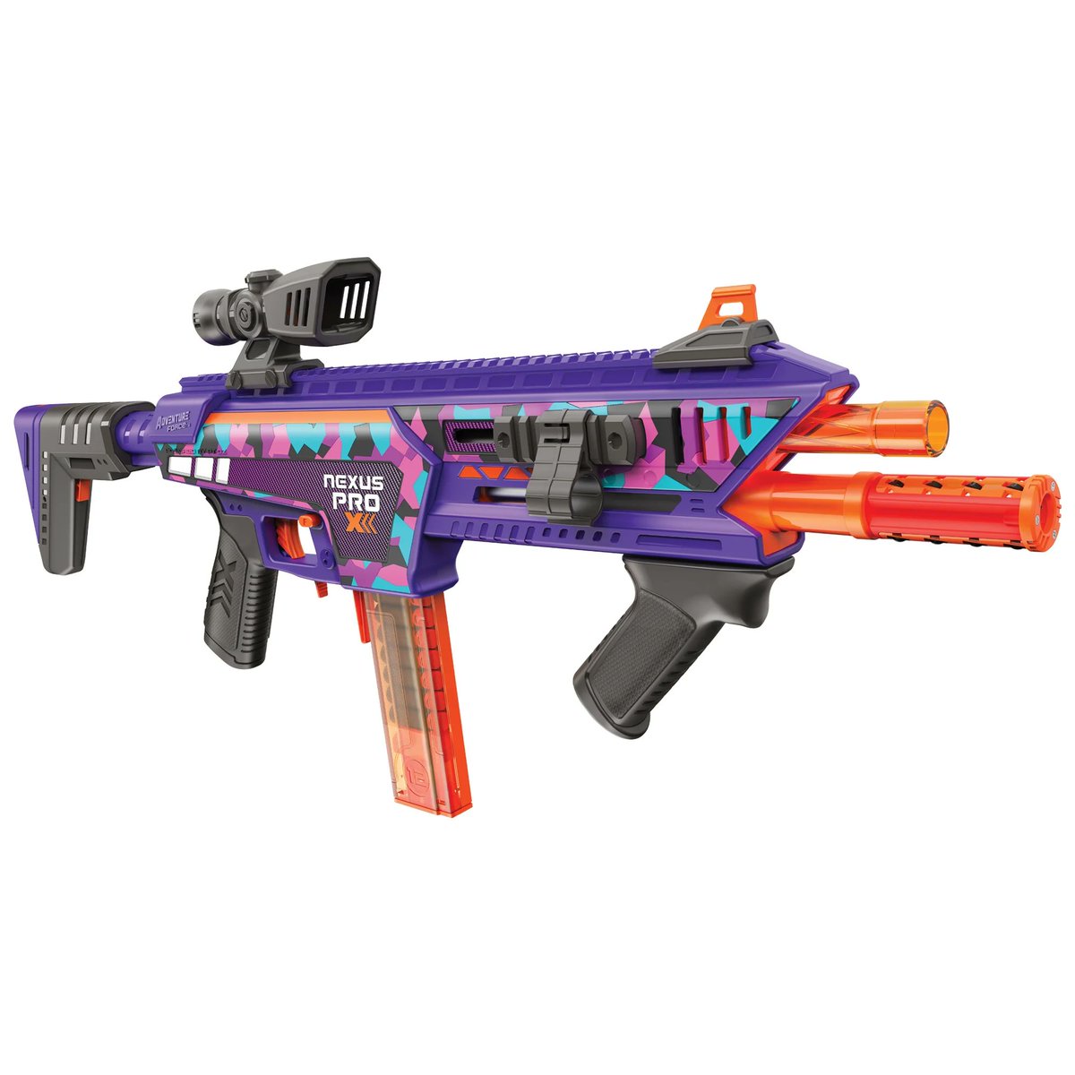 NERF ナーフ ＆ X-SHOT ブラスター4丁 弾約60発 ターゲット付き