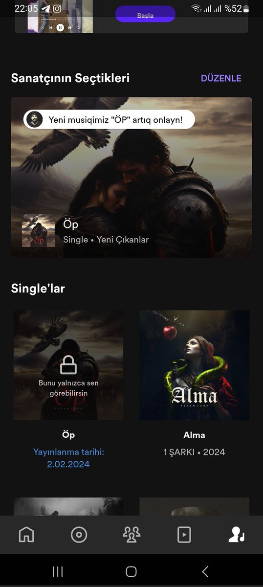 Sabah rəqəmsal musiqi platformalarında: #ÖP