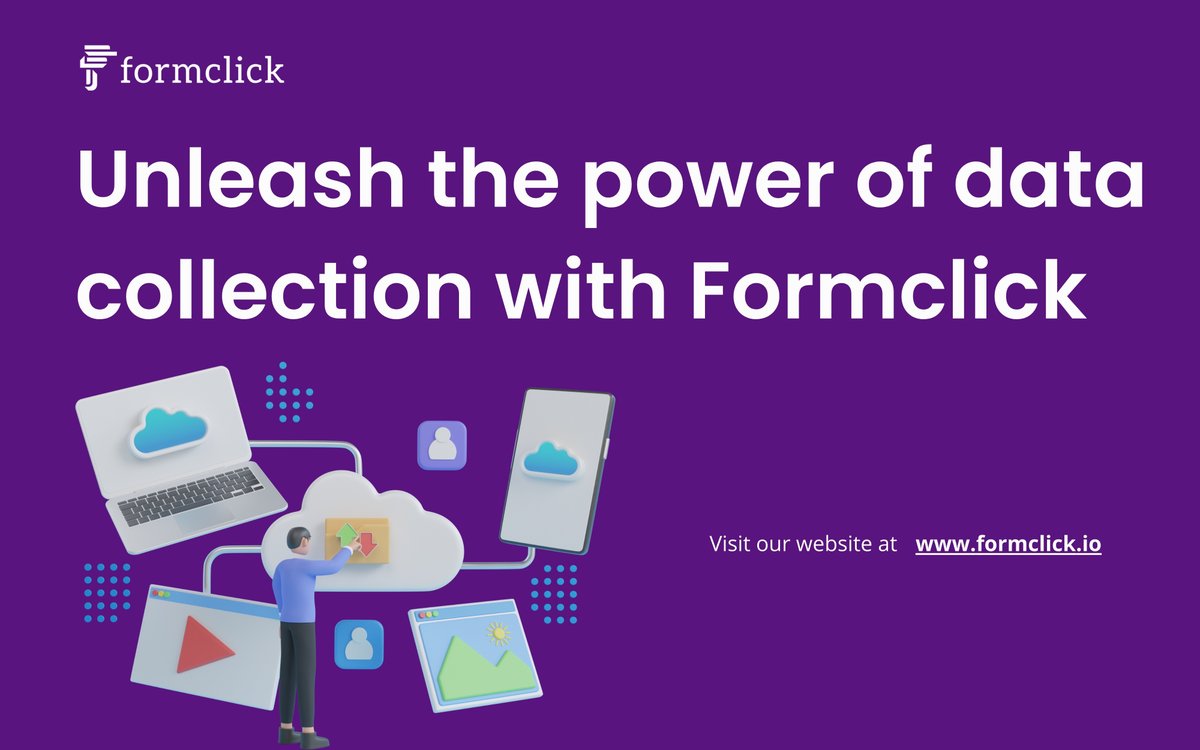 formclickoff's tweet image. Formclick empowers you to create forms, streamline workflow, automate processes, collecting information, and get real-time analytics.
#formclick #formbuilder #automateworkflow #nocode #appbuilder #nocodeformbuilder #nocodeappbuilder
Visit Our Website at formclick.io