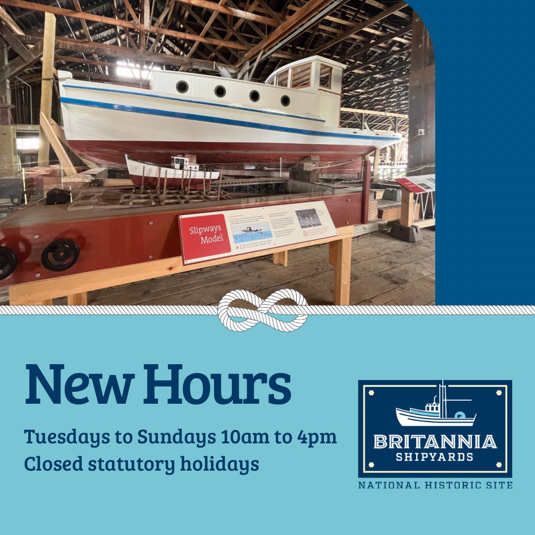 Heritage buildings open again starting February 1st - new hours are 10am to 4pm, Tuesdays to Sundays. Admission is free!