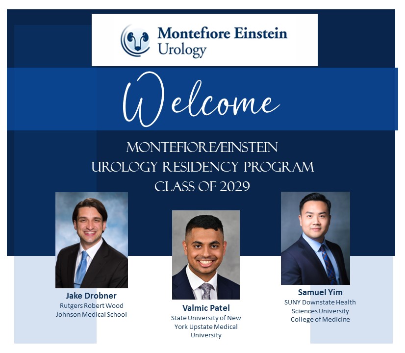 Pleased to announce our incoming class of residents! #urologymatch